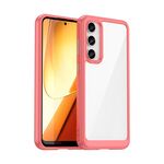 Per Samsung Galaxy S23 FE Custodia per telefono in acrilico serie colorata + TPU (rosso)