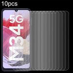 Per Samsung Galaxy M34 5G 10 pezzi 0,26 mm 9H 2,5D Pellicola in vetro temperato
