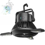 Lampada da campeggio solare Fan Lampada a LED multifunzionale Luce di emergenza Lampada repellente per zanzare