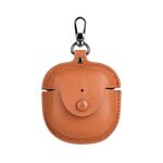 Custodia protettiva per auricolari Bose QuietComfort Earbuds II in pelle TWS con gancio (giallo)
