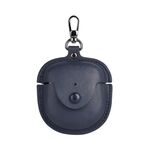 Custodia protettiva per auricolari Bose QuietComfort Earbuds II in pelle TWS con gancio (blu)