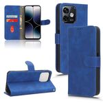 Per Ulefone Note 16 Pro Custodia per telefono in pelle con vibrazione magnetica Skin Feel (blu)