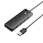 ORICO PAPW4A-U3 Adattatore HUB per docking station multifunzione da USB a USB 4 in 1 (nero)