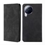 Custodia in pelle magnetica per Xiaomi Civi 3 5G Skin Feel (nera)
