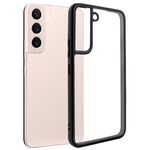 Per Samsung Galaxy S22 5G TPU smerigliato + custodia trasparente per PC (nero)