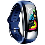 SPOVAN H02 Braccialetto intelligente con schermo TFT HD da 1,14 pollici Supporta il monitoraggio dell'ossigeno nel sangue/Monitoraggio del sonno (blu)