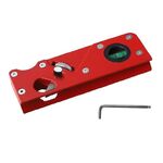 Pialla a mano a profondità regolabile per smussatura multi-angolo per la lavorazione del legno, colore: rosso