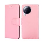 Per Xiaomi Civi 3 5G Custodia in pelle con struttura in cristallo (rosa)