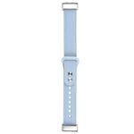 Per cinturino di ricambio in pelle PU Fitbit Charge 5 (blu)
