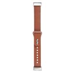 Per cinturino di ricambio in pelle PU Fitbit Charge 5 (marrone)