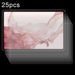 Per Samsung Galaxy Tab S9 Plus 25 pezzi 9H 0,3 mm Pellicola in vetro temperato antideflagrante