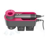Per Dyson Asciugacapelli Staffa Portaoggetti Portaoggetti a parete Portaoggetti con asciuga mani Rosso porpora