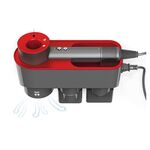 Per Dyson Asciugacapelli Staffa Portaoggetti Portaoggetti a parete Portaoggetti con asciuga mani Rosso