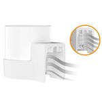 Per staffa per router a 6 vie TP Link Deco Mesh X20/X50/X55/X60/Wifi (bianco)