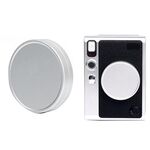 Per FUJIFILM Instax Mini EVO Copriobiettivo per fotocamera Coperchio protettivo in lega di alluminio (argento)