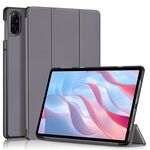Per Honor Pad X9 / X8 Pro 11.5 Custer Custodia per tablet in pelle con supporto a 3 pieghe in puro colore (grigio)