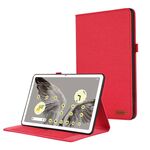 Custodia per tablet in pelle per tablet Google Pixel (rosso)