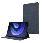 Custodia protettiva in pelle per tablet Xiaomi Pad 6 TPU Flip (blu scuro)