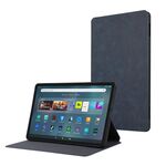 Custodia protettiva in pelle per tablet Amazon Fire Max 11 TPU Flip (blu scuro)