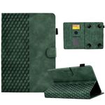 Custodia in pelle goffrata rombo per tablet universale da 8,0 pollici (verde)