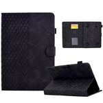 Custodia in pelle goffrata rombo per tablet universale da 8,0 pollici (nero)