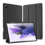 Custodia per tablet in pelle magnetica per Samsung Galaxy Tab S9+ DUX DUCIS serie Domo (nero)