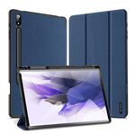 Custodia per tablet in pelle magnetica per Samsung Galaxy Tab S9+ DUX DUCIS serie Domo (blu)