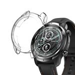 Per Ticwatch Pro X custodia protettiva per orologio semiavvolta in TPU elettrolitico (trasparente)