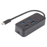 BYL-1901T Adattatore HUB USB-C / Tipo-C 5 in 1 a USB3.0x4+USB-C / Tipo-C