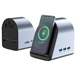 BYL-2211 Adattatore HUB USB-C / Type-C 10 in 1, caricatore per telefono di supporto