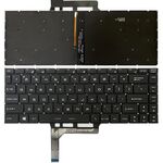 Tastiera per laptop versione USA con retroilluminazione per MSI GS65 / GS65VR / MS-16Q2 / Stealth 8SE /8SF / 8SG /Thin 8RE / Thin 8RF (nero)