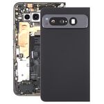 Per Google Pixel Fold Cover posteriore batteria originale con copriobiettivo fotocamera (nero)