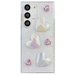 Per Samsung Galaxy S22+ 5G Love Custodia protettiva in TPU epossidico (rosa)