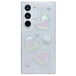 Per Samsung Galaxy S22+ 5G Love Custodia protettiva in TPU epossidico (trasparente)
