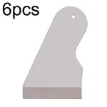 20pcs 6x10cm Maniglia Telefono Pellicola Gratta e Vinci Pellicola Strumenti Generali Pellicola Idrogel Debubble Raschietto (Bianco)
