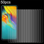 Per Infinix Hot 9 Lite 50 pezzi 0.26mm 9H 2.5D Pellicola in vetro temperato