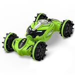 JJR/C Q150 2.4G 4WD Auto anfibia telecomandata a doppia faccia (verde)
