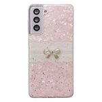 Per Samsung Galaxy S22+ 5G Custodia protettiva per telefono in TPU con motivo a conchiglia (rosa)