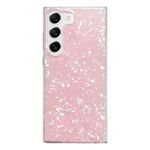 Per Samsung Galaxy S22+ Custodia protettiva in TPU con motivo a conchiglia (rosa)
