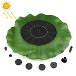 28 cm fontana solare foglia di loto giardino esterno paesaggio galleggiante