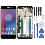 Schermo LCD e digitalizzatore Assemblaggio completo con cornice per Lenovo K6 Power (nero)