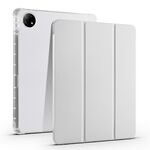 Custodia per tablet in pelle TPU trasparente pieghevole da 12,1 pollici per vivo Pad2 da 3 pollici con slot per penna (grigio)
