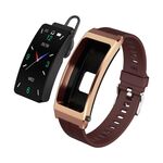 K13S Schermo TFT da 1,14 pollici Cinturino in silicone Smart Calling Bracciale Supporta la gestione del sonno/Monitoraggio dell'ossigeno nel sangue (oro rosa)