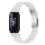 Per cinturino di ricambio in resina ovale Fitbit Inspire 3 (bianco)