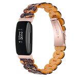 Per cinturino di ricambio in resina ovale Fitbit Inspire 3 (leopardo)