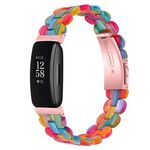 Per cinturino di ricambio in resina ovale Fitbit Inspire 3 (arcobaleno)