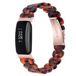 Per cinturino di ricambio in resina ovale Fitbit Inspire 3 (tartaruga)
