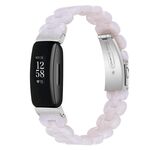 Per cinturino di ricambio in resina ovale Fitbit Inspire 3 (bianco perla)