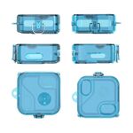 For Nothing Ear 2 Custodia per PC con specchio trasparente per auricolari (blu trasparente)