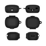Custodia antipolvere per auricolari in silicone EarFun Air Pro 3 (nero)
